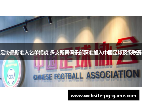 足协最新准入名单揭晓 多支新晋俱乐部获准加入中国足球顶级联赛